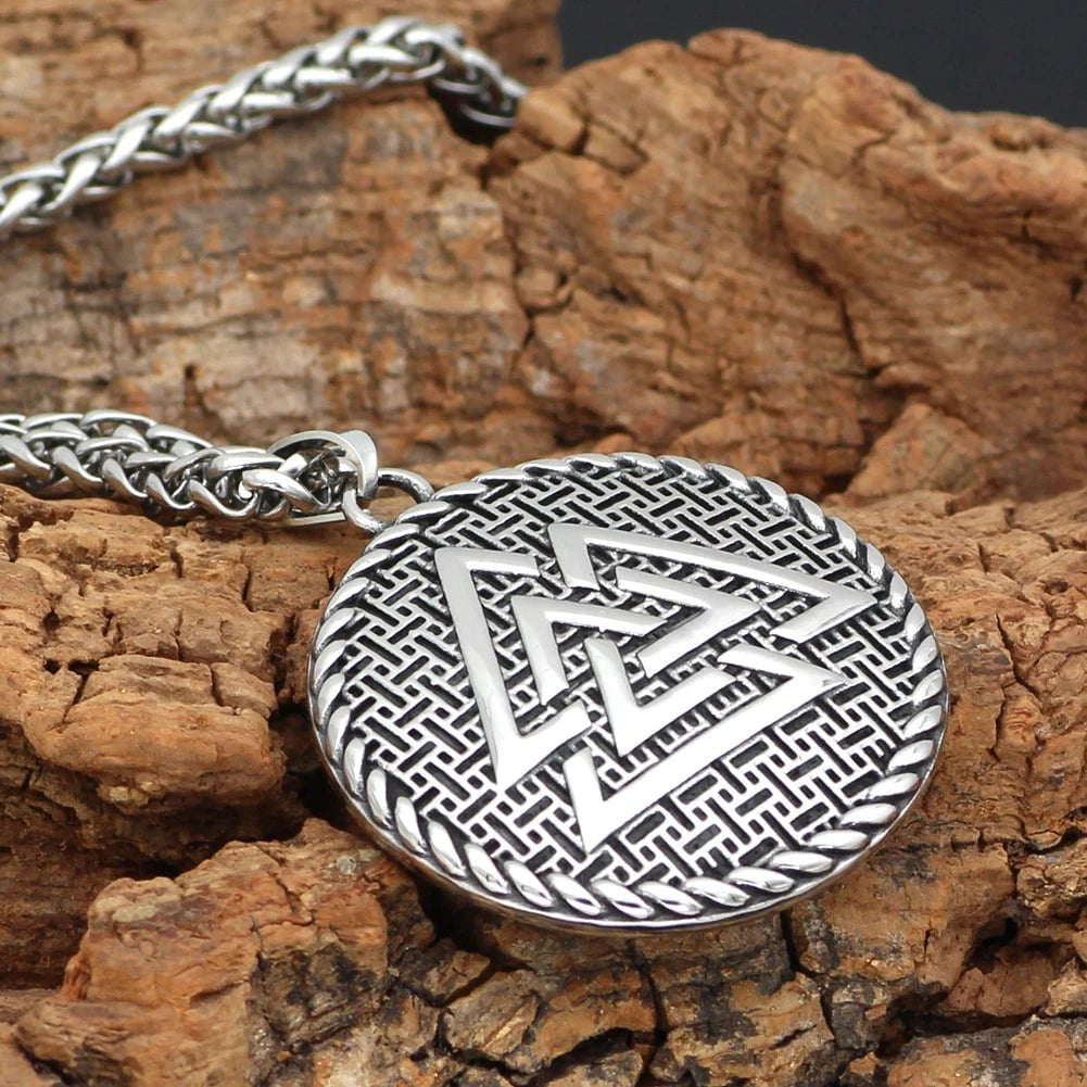 Vikings The Valknut Stainless Steel Necklace