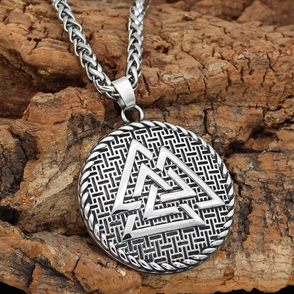 Vikings The Valknut Stainless Steel Necklace