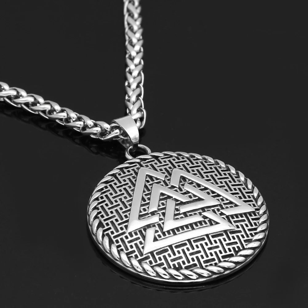 Vikings The Valknut Stainless Steel Necklace