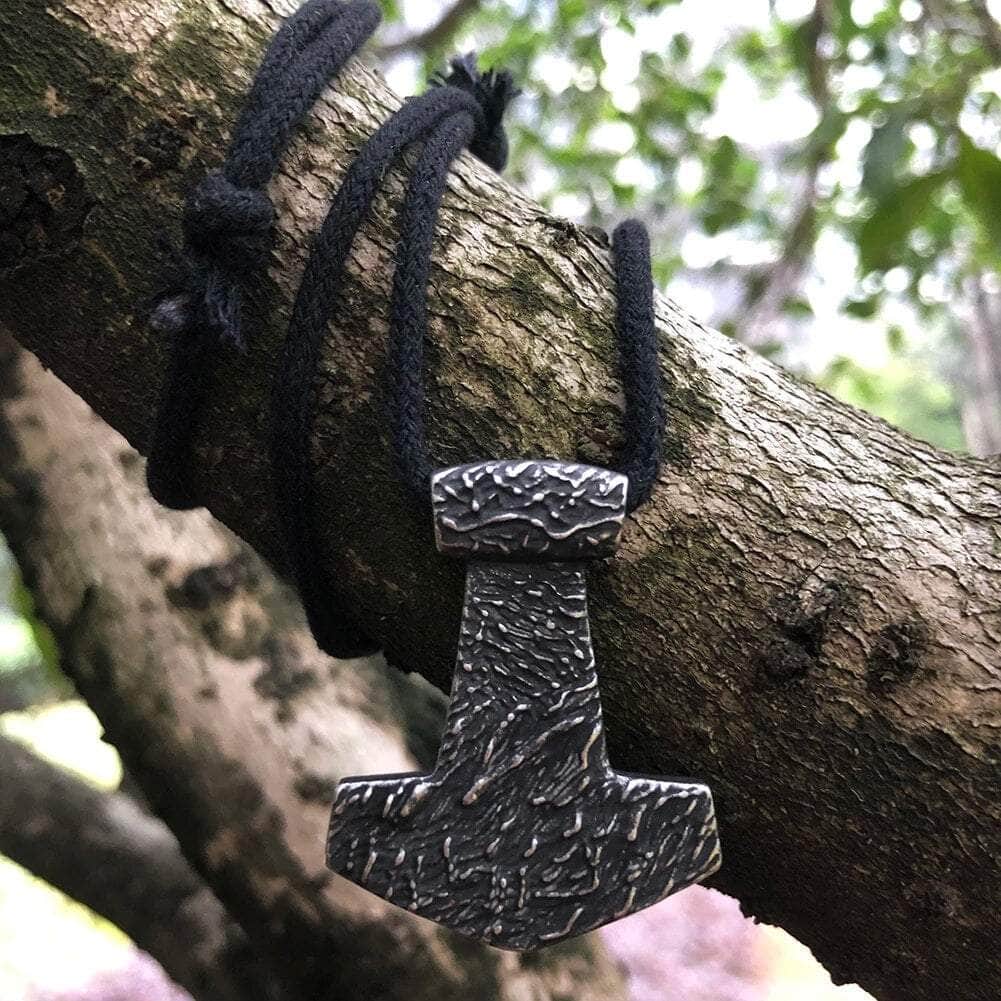 Vikings Thors Mjolnir Stainless Steel Pendant