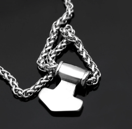 Vikings Thor's Hammer Pendant Necklace