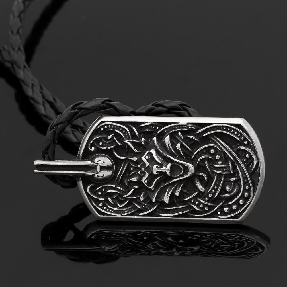 Vikings Fenrir Marine Grade Stainless Steel Pendant Necklace