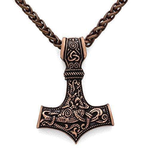Vikings Mjolnir Stainless Steel Pendant Necklace