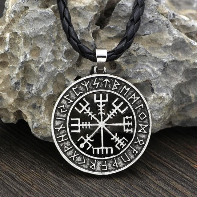 Vikings Vegvisir Stainless Steel Pendant Necklace
