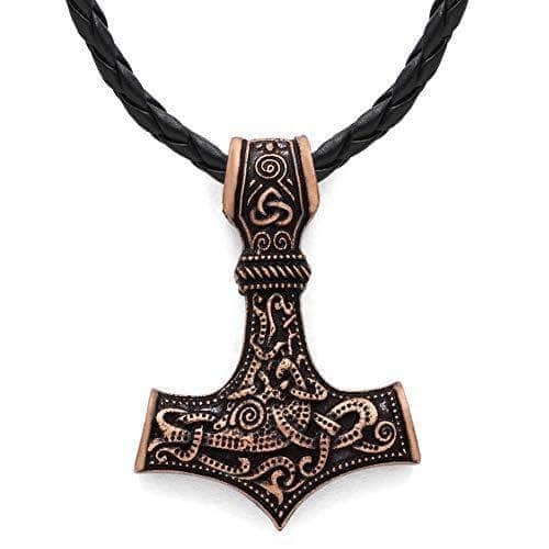 Vikings Mjolnir Stainless Steel Pendant Necklace