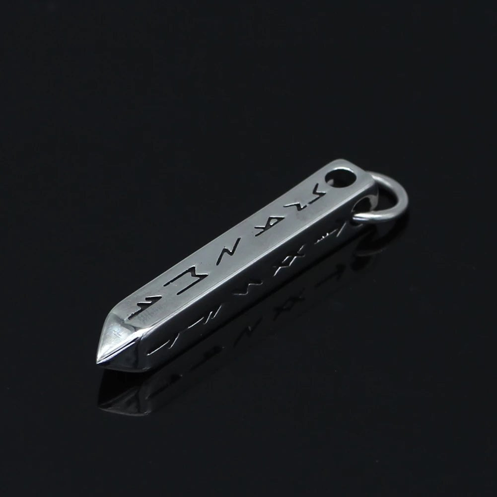 Vikings Rune Stainless Steel Pendant Necklace