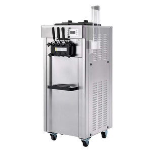 Premium Commercial 3-flavor Freestanding Soft Serve Ice Cream Machine Maker, 21-31 L/H (SAK21874)