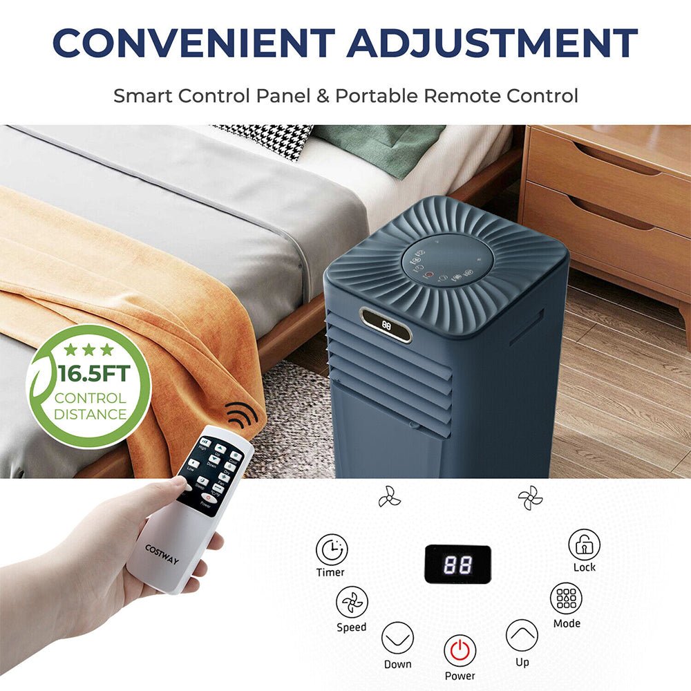 Premium Freestanding AC Unit With Remote Control, 10K BTU (SAK41642)
