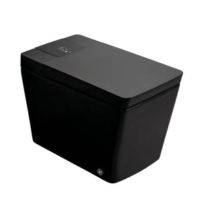 Premium Multifunctional Single-Piece Automatic Smart Toilet With Remote Control, Matte Black (96471352)