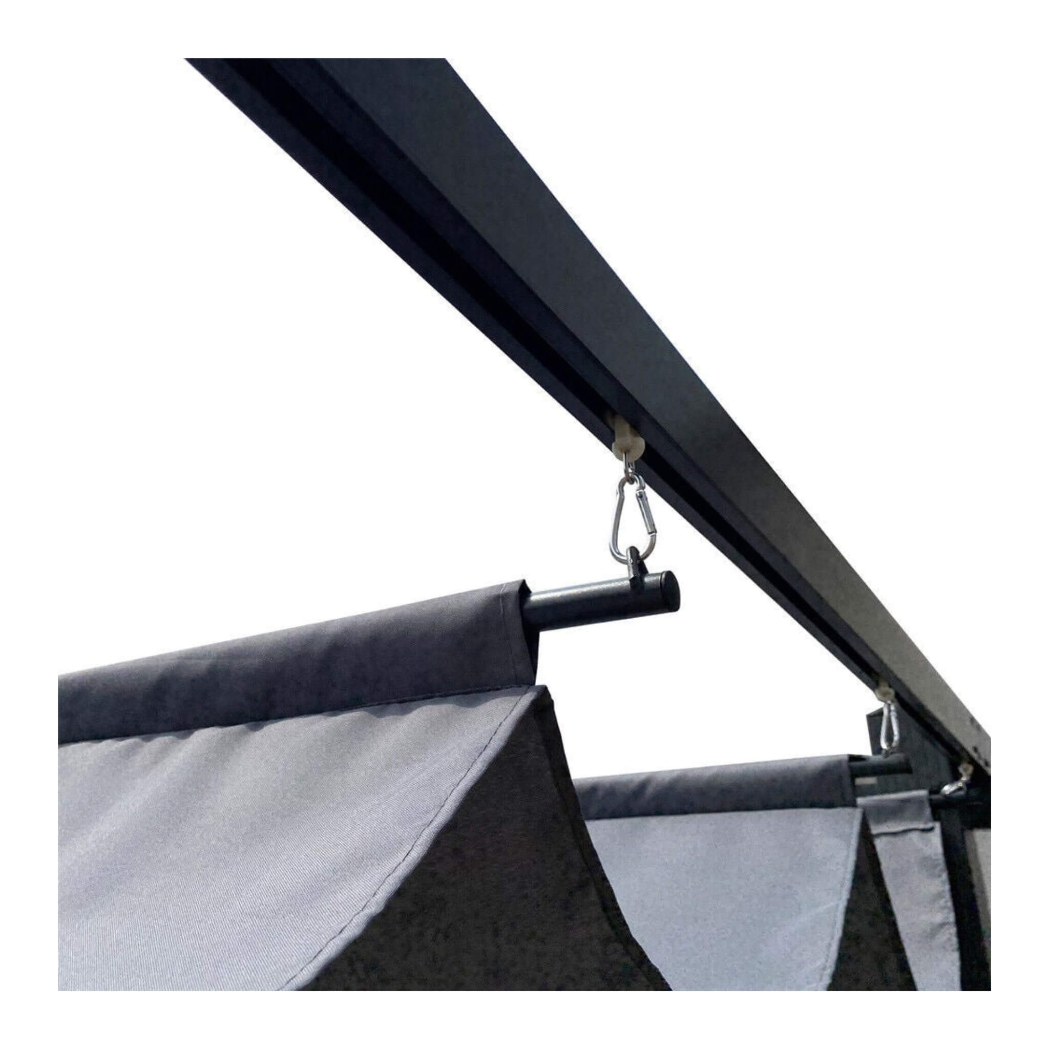 [10x13FT] Premium Outdoor Patio Retractable Pergola With Canopy (SAK01864)