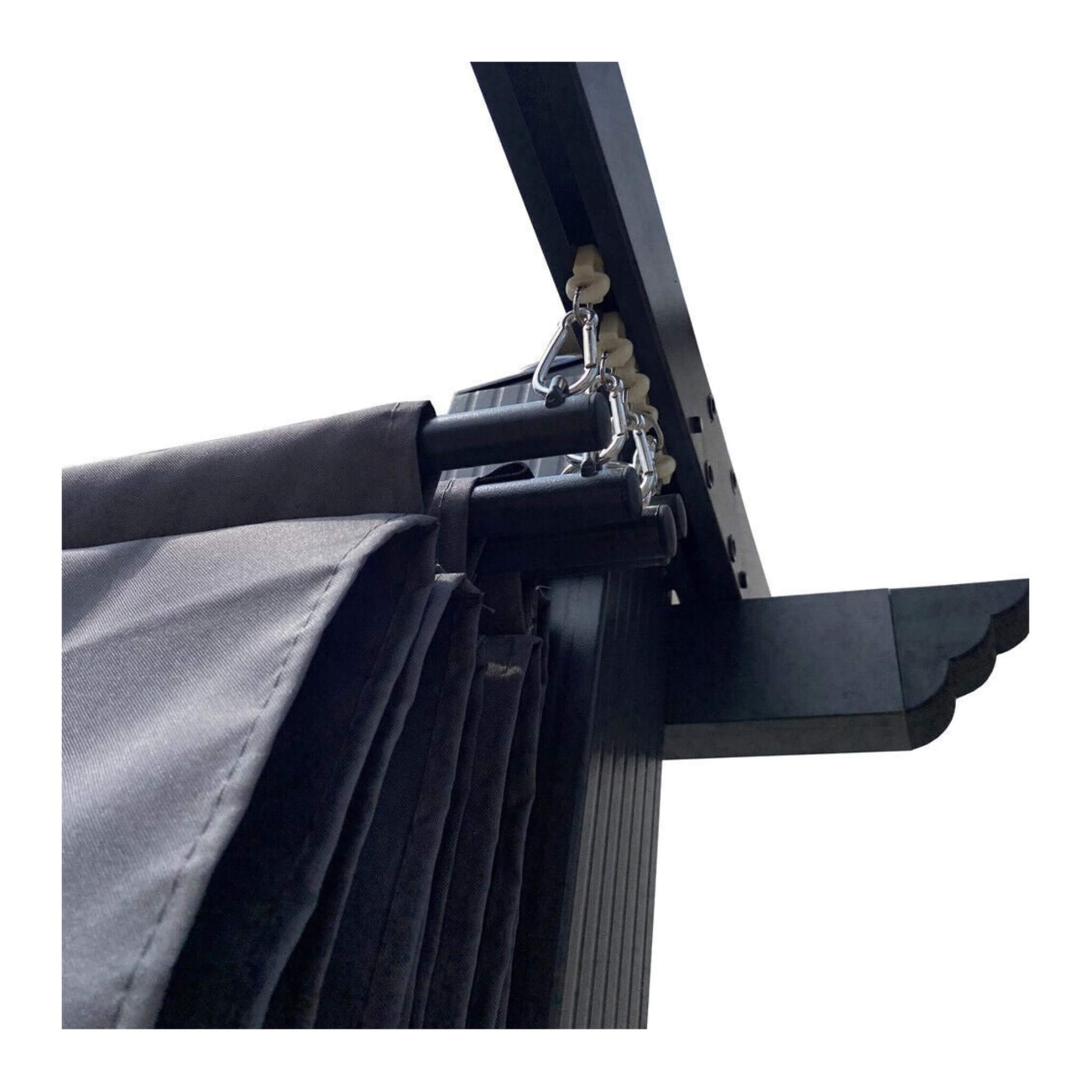 [10x13FT] Premium Outdoor Patio Retractable Pergola With Canopy (SAK01864)