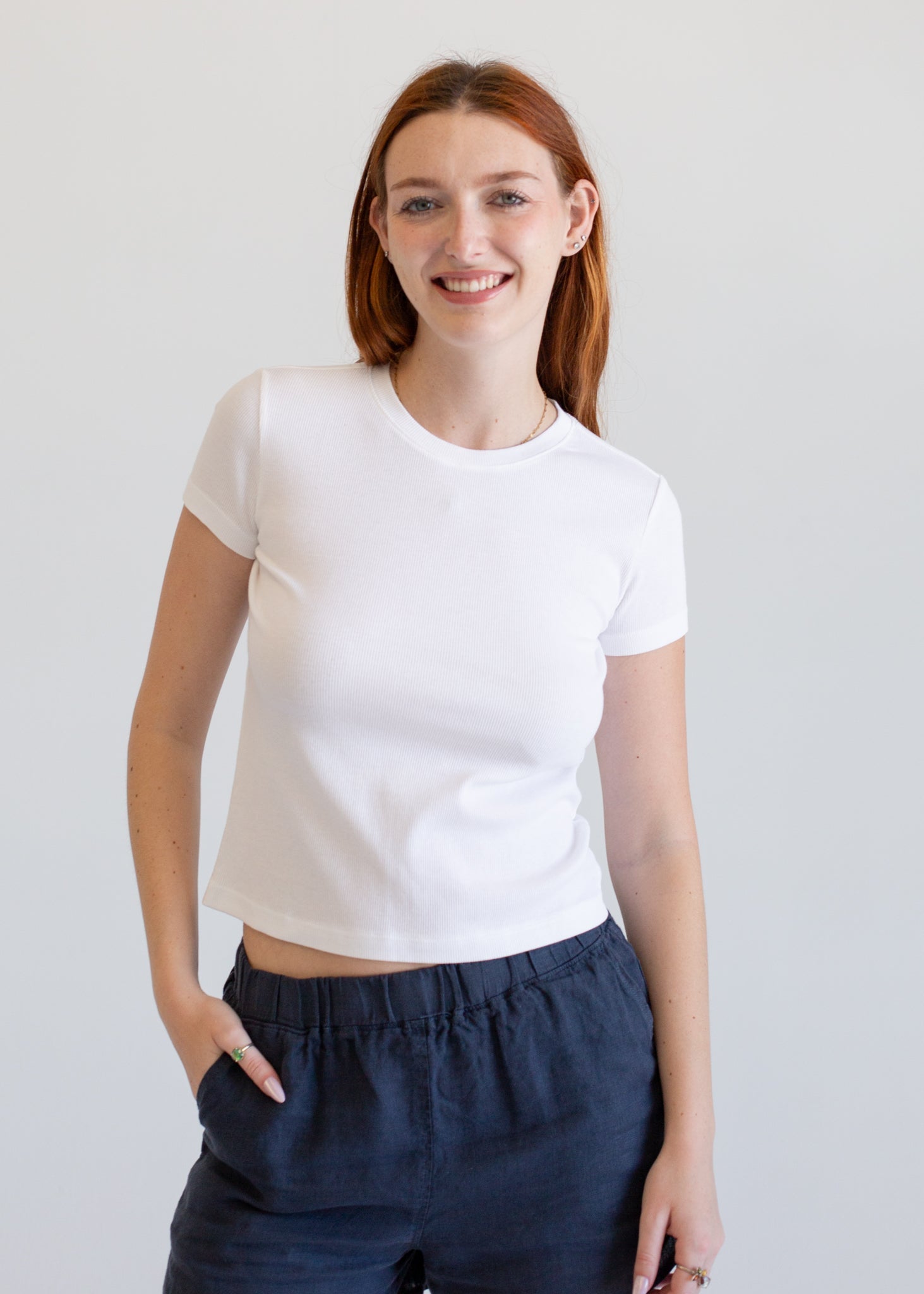 Ribbed Tee