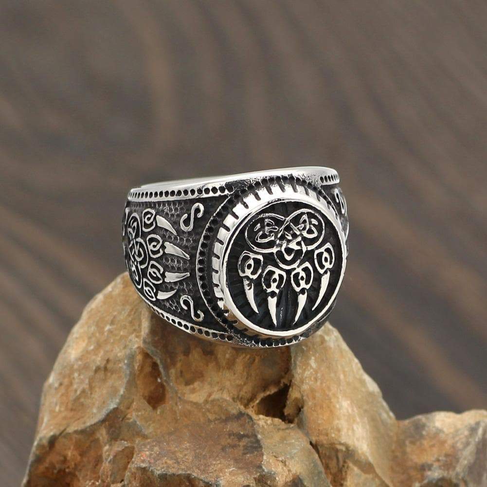 Vikings Bear Paw Stainless Steel Ring