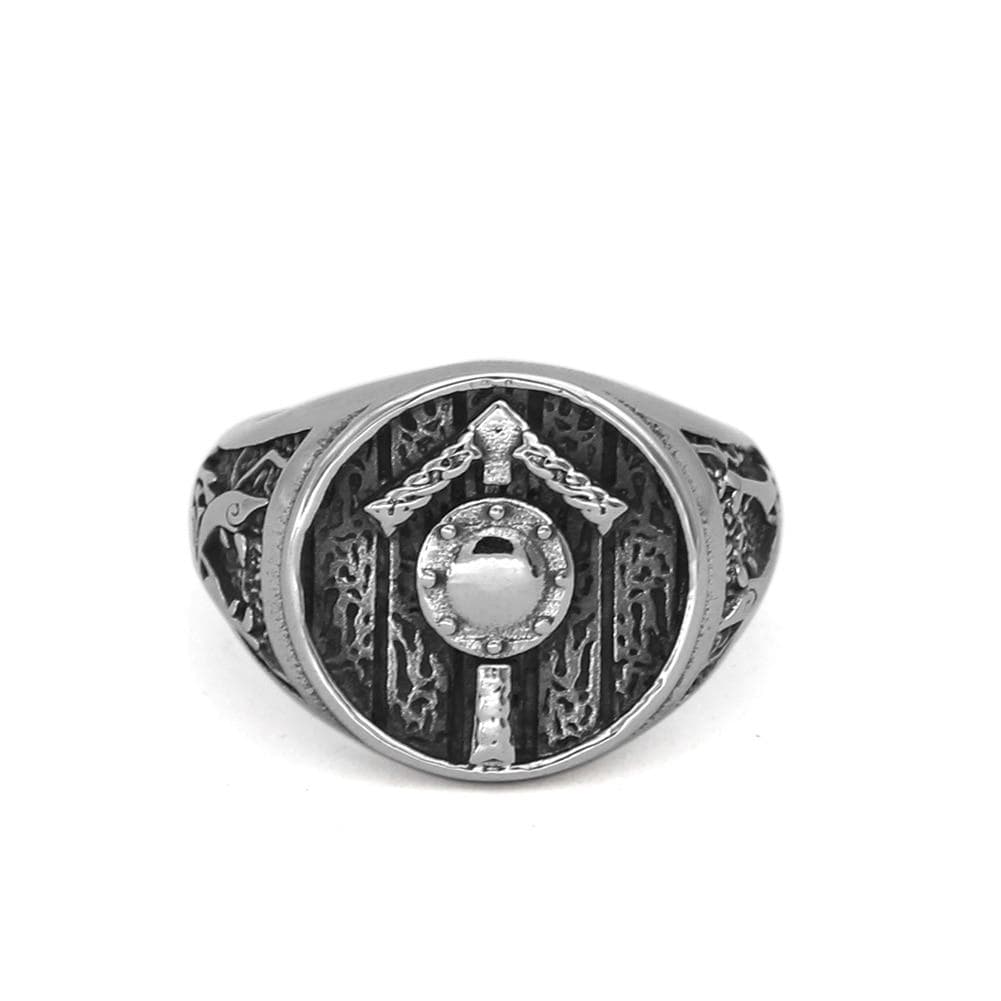 Vikings Tiwaz Rune Stainless Steel Ring