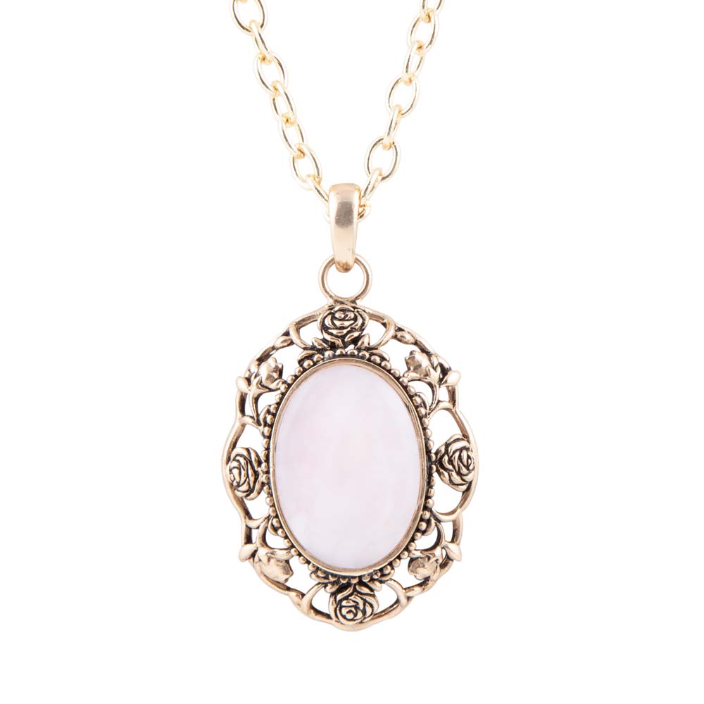 Rosie Pink Opal Pendant Necklace