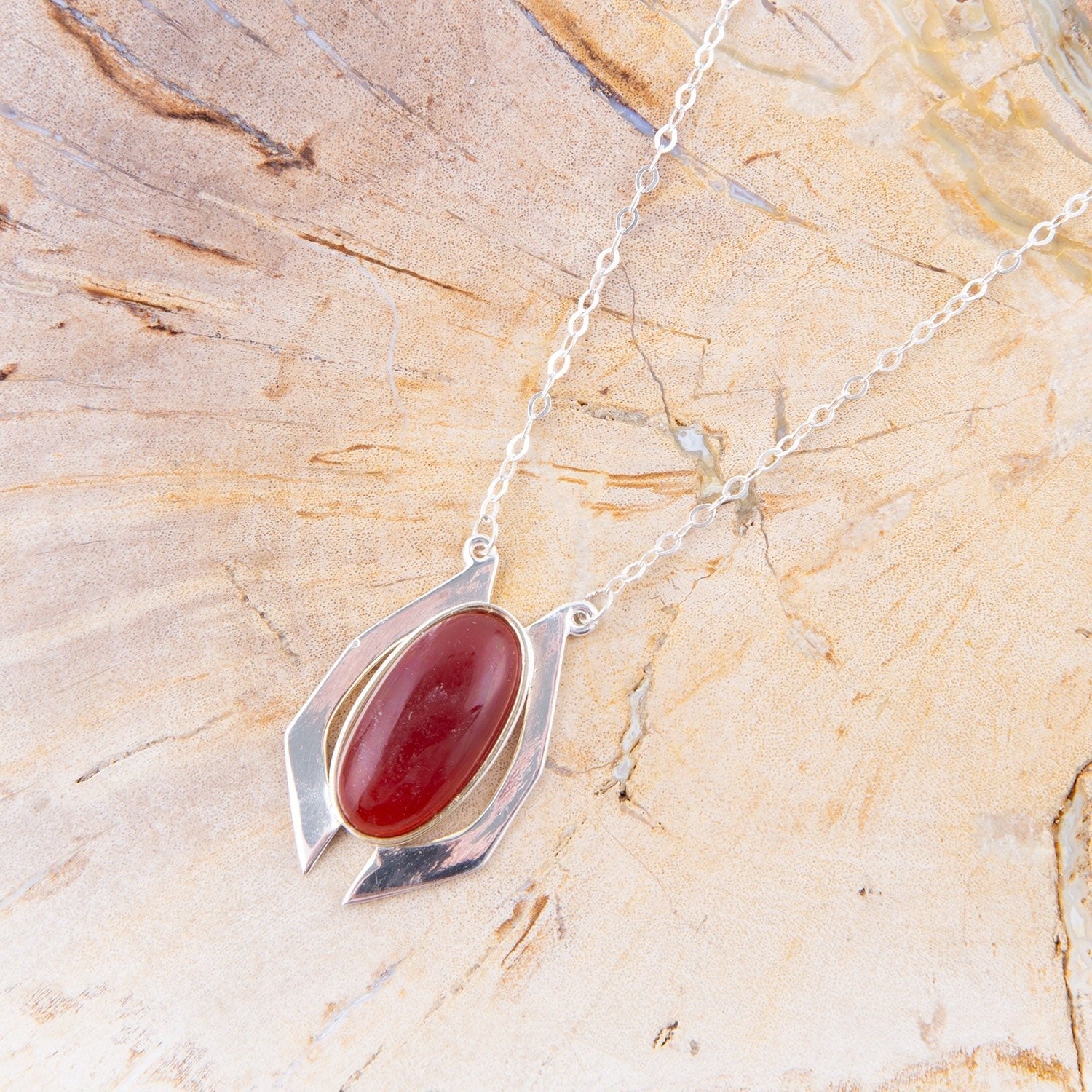 Shine Bright Carnelian Necklace