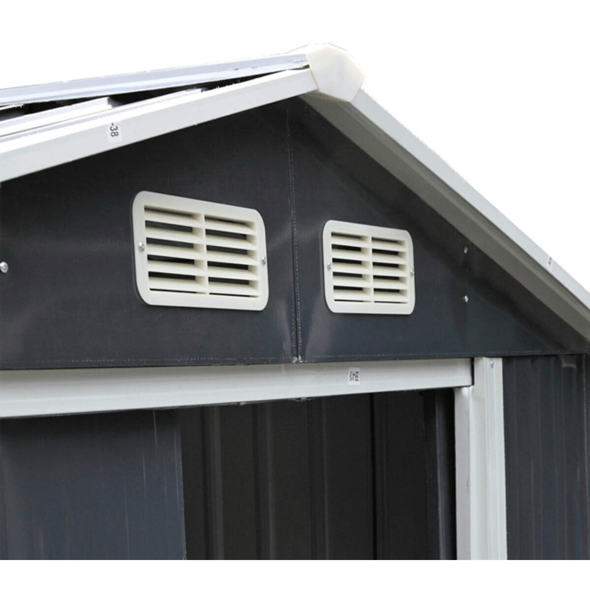 [04X07FT] Small Outdoor Garden Backyard Storage Tool Shed W/ Sliding Door (SAK59938)