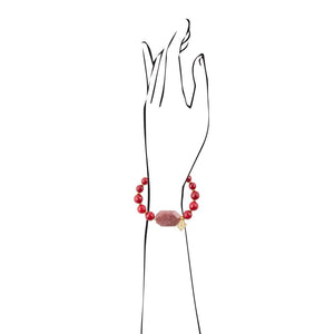 Sunstone Slab Bracelet