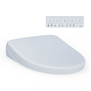 [SW4736AT40#01] TOTO S7A Washlet Elongated Bidet Toilet Seat With EWater And Auto Open/Close Contemporary Lid (SAK54823)