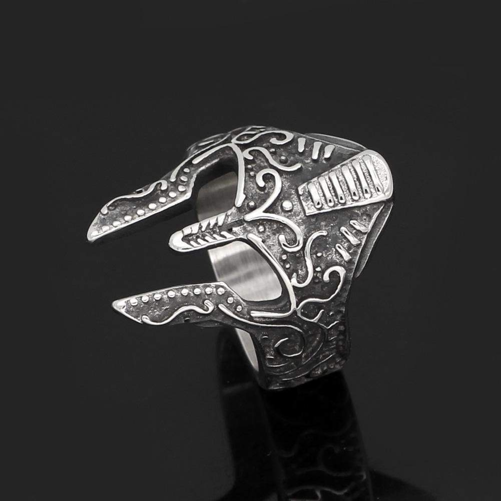 Vikings Helmet Stainless Steel Ring