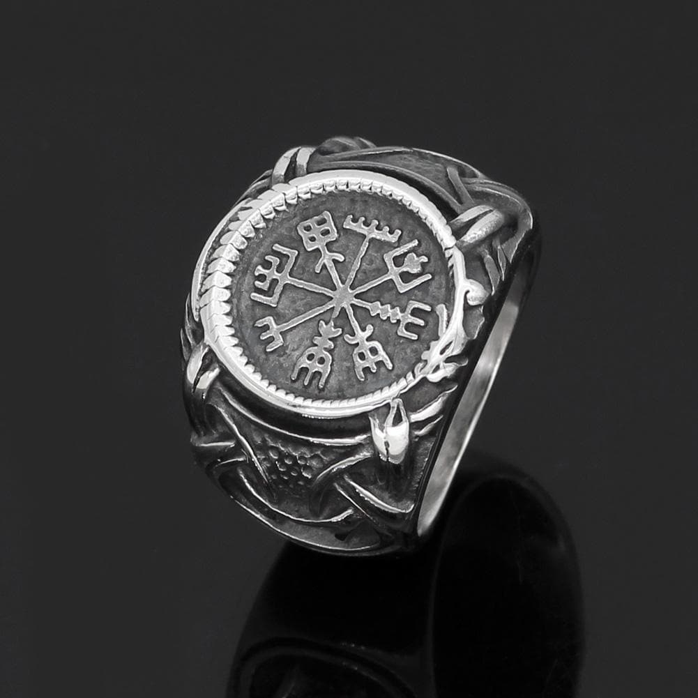 Vikings Vegvisir Stainless Steel Ring
