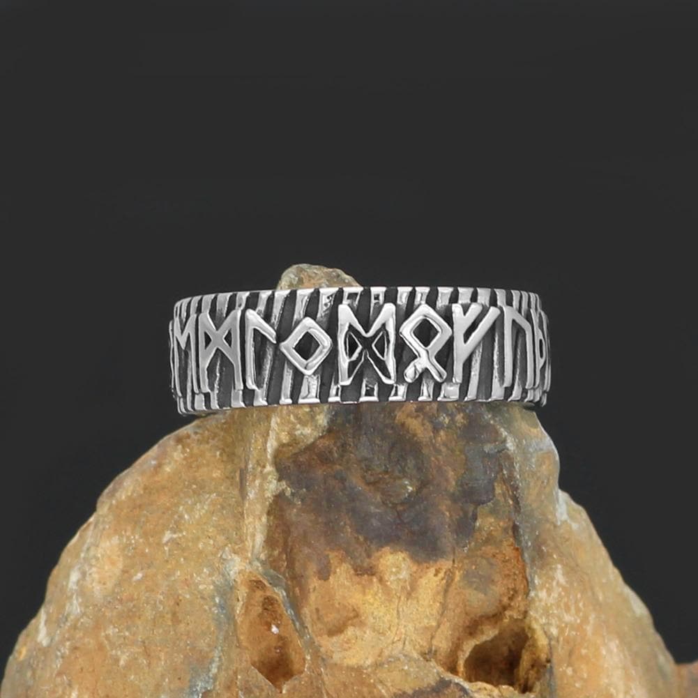 Vikings Rune Stainless Steel Ring
