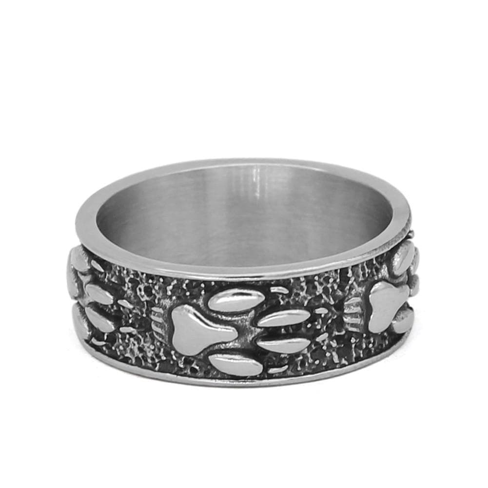 Viking Wolf Paw Ring