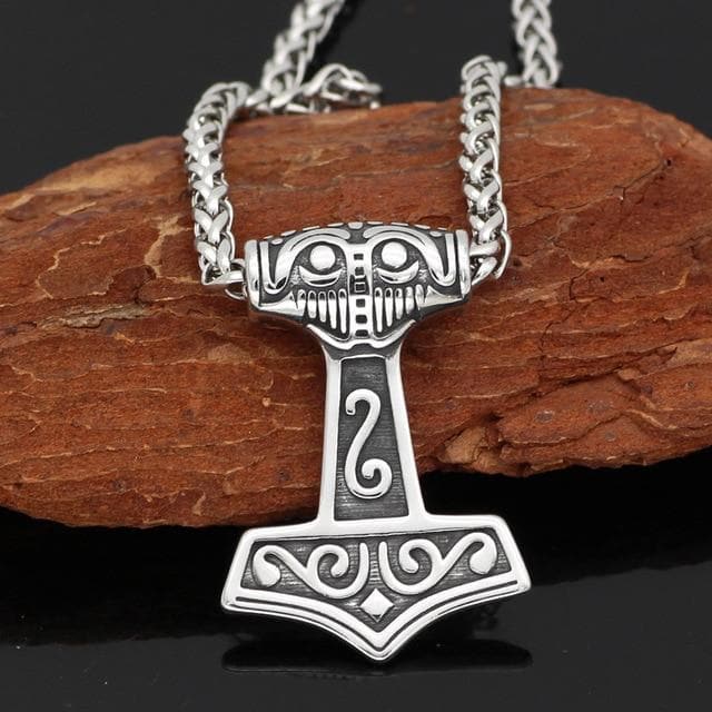 Viking Thor’s Hammer Mjolnir Necklace