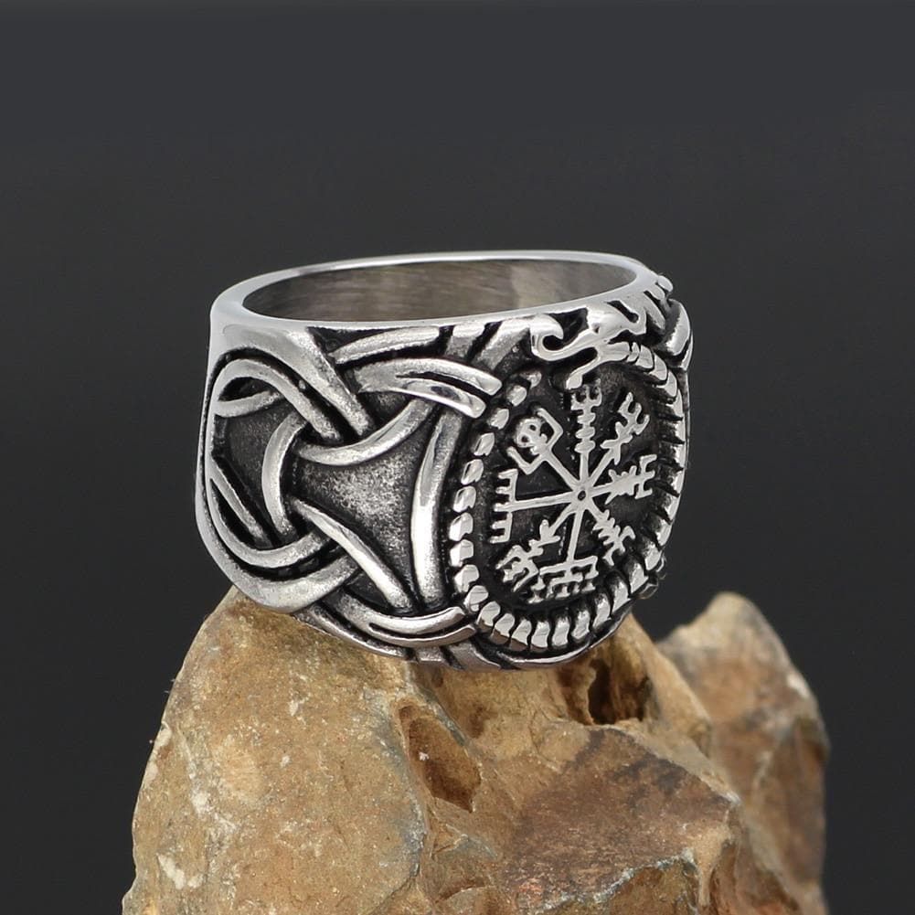 Viking Vegvisir Nordic Vegvisir Ring