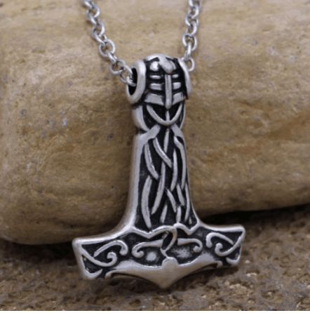 Vikings Thor's Hammer Pendant Necklace
