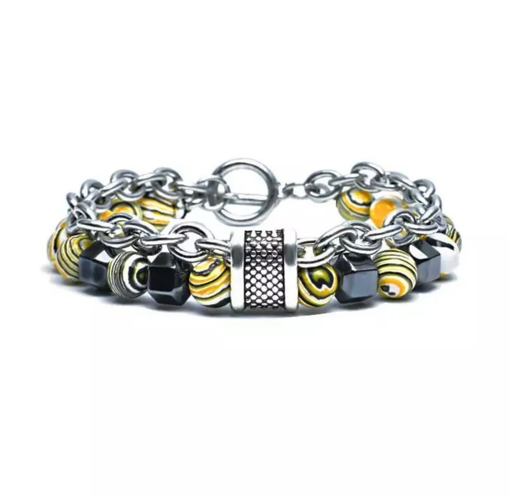 Yellow Stainless  Steel C Bracelets (order  NOW!!)