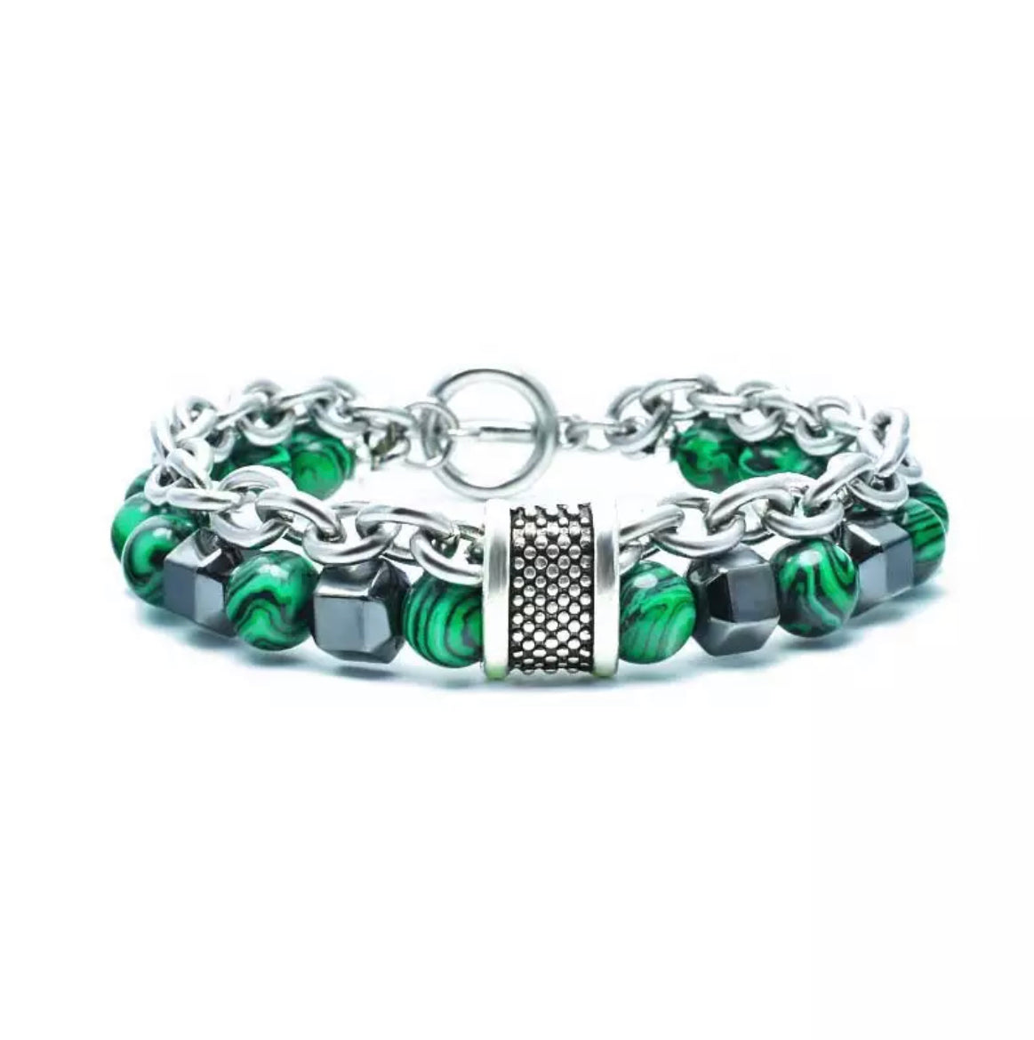 Green Stainless Steel Bracelet A (order NOW!!)
